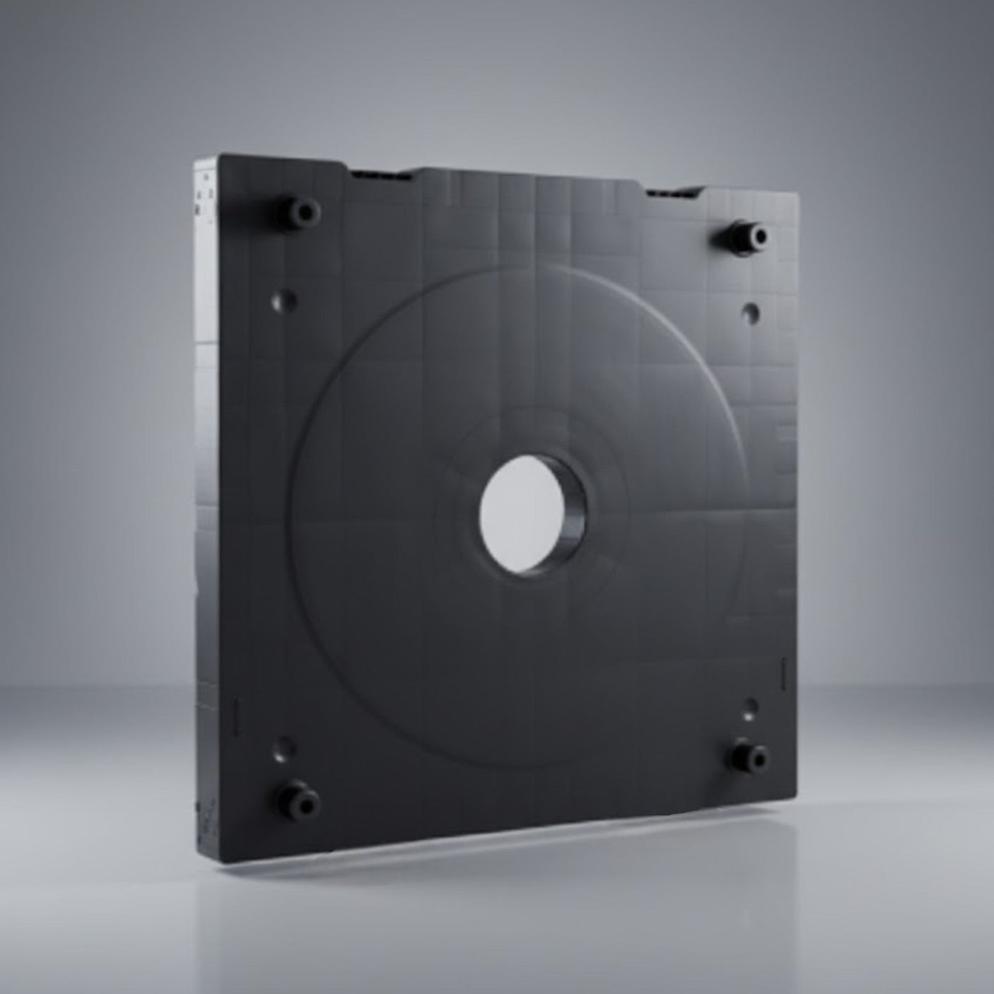 FL06S-152 — Roll Flange 840×800 mm, No-Plug Hole 6"