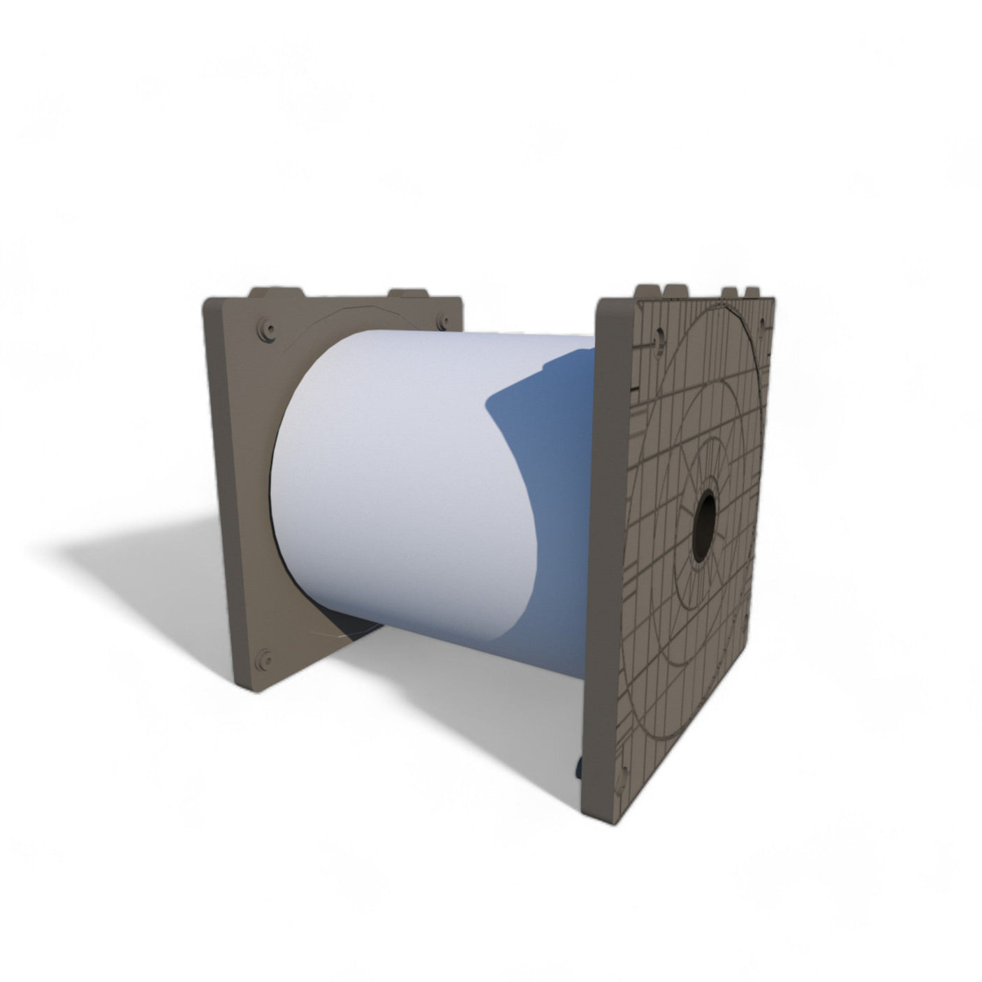 FL07S-152 — XL Roll Flange 1040×1000 mm, No-Plug 6" with Flaps