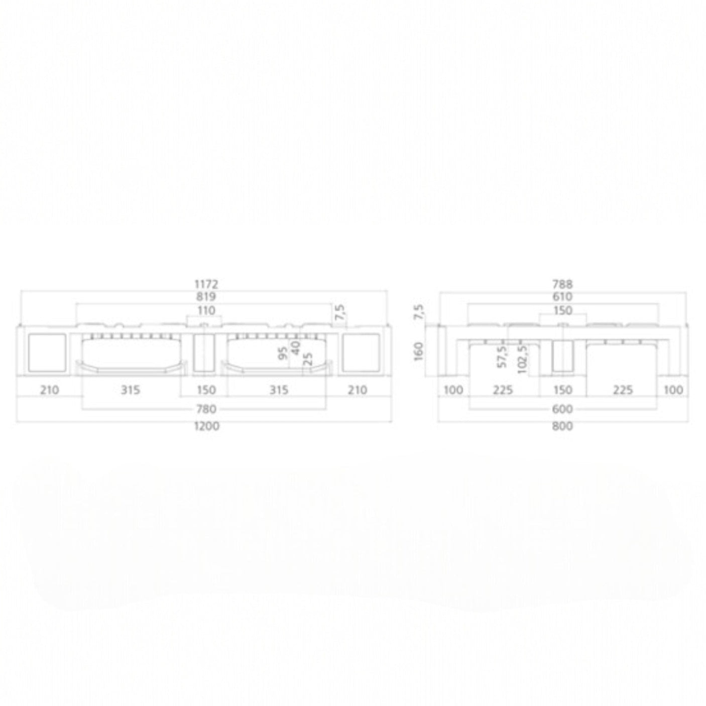 PPH1 — Heavy-Duty H1 Plastic Pallet, Closed Runners