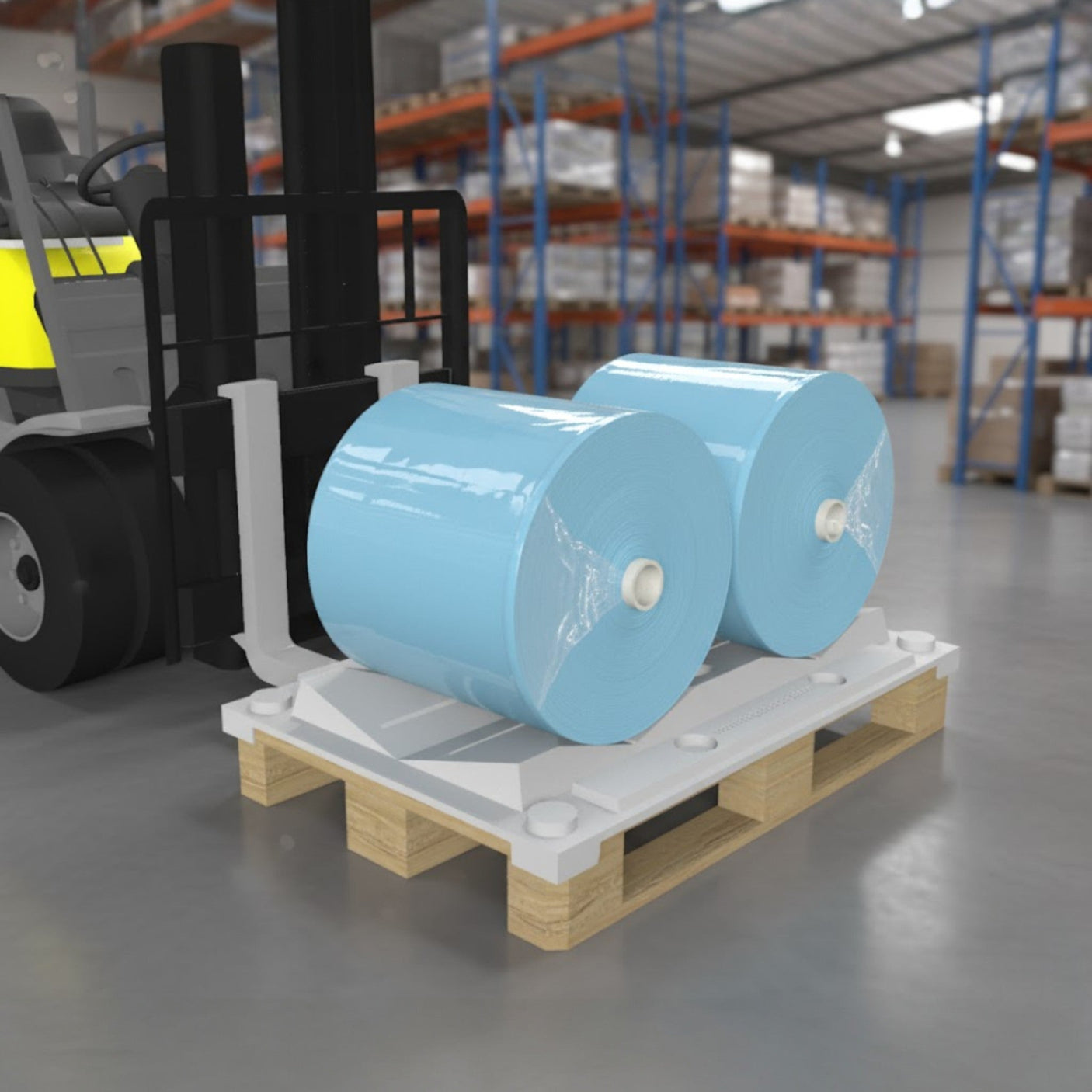 CV01 Roll Converto — Pallet Transformer for Rolls