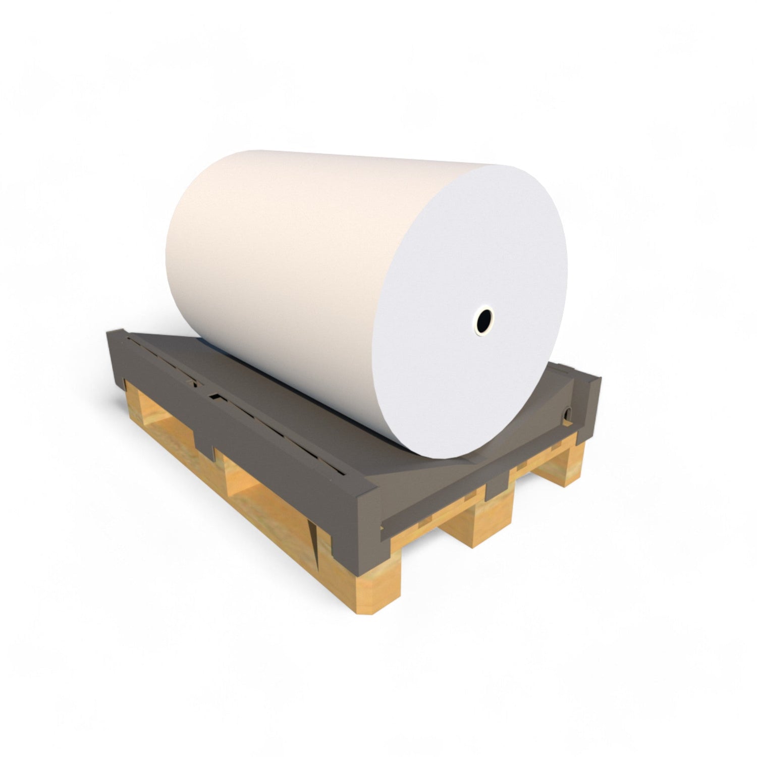 CV02 — Wide V-Shape Cradle for Large-Diameter Rolls