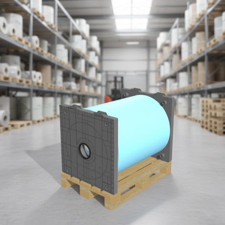 FL06S-152 — Roll Flange 840×800 mm, No-Plug Hole 6"