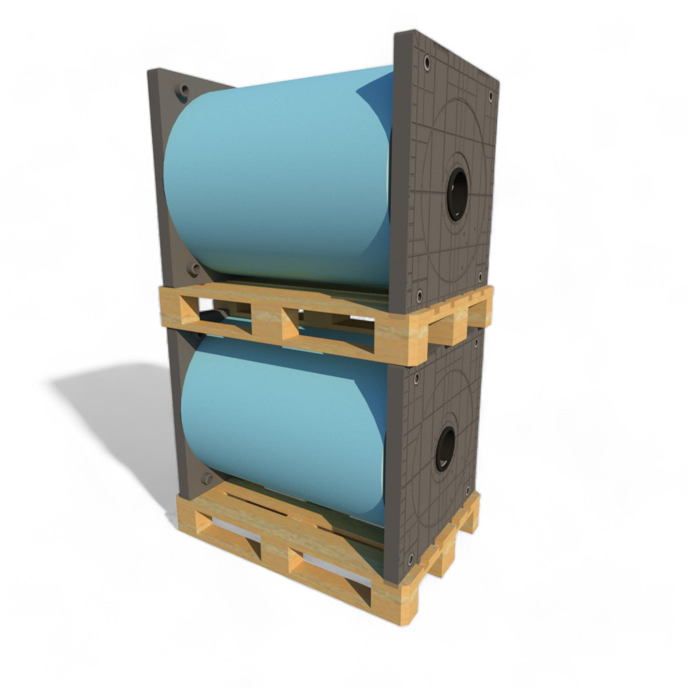 FL06SA-152 — Roll Flange 840×800 mm, No-Plug 6", No Flaps
