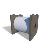FL07S-152 — XL Roll Flange 1040×1000 mm, No-Plug 6" with Flaps