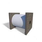 FL07SA-152 — XL Roll Flange 1040×1000 mm, No-Plug 6" No Flaps
