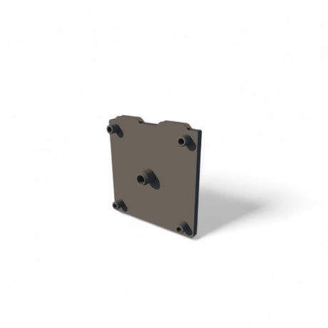 FL-08-76 — FL08-76 — Plastic Roll Flange 400×400 mm with 3" Plug