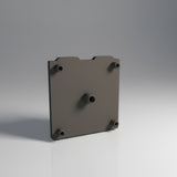 FL08-76 — Plastic Roll Flange 400×400 mm with 3" Plug