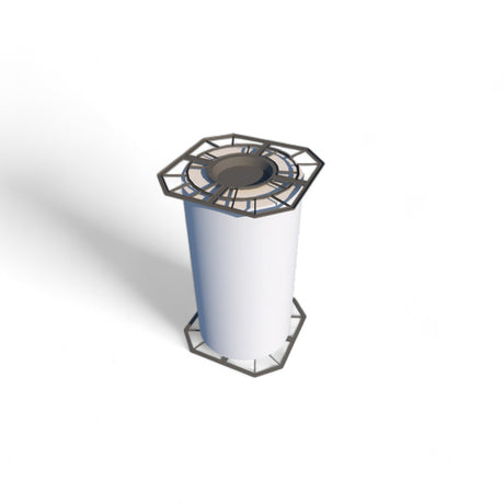 FL51-110 — Light Plastic Pad for Rolls, 110 mm Plug