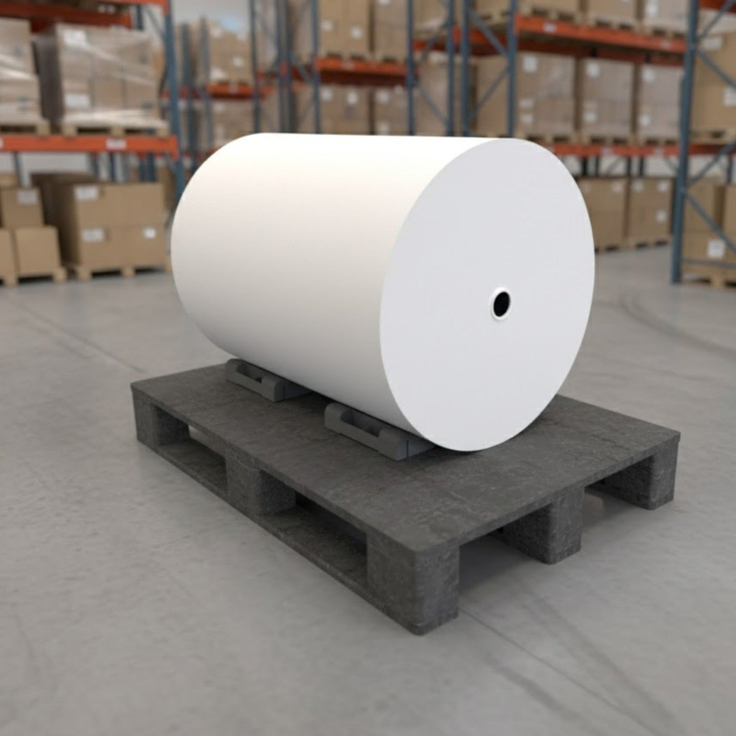 KU10-2S — Roll Wedge with Rubber Pads for Plastic Pallets