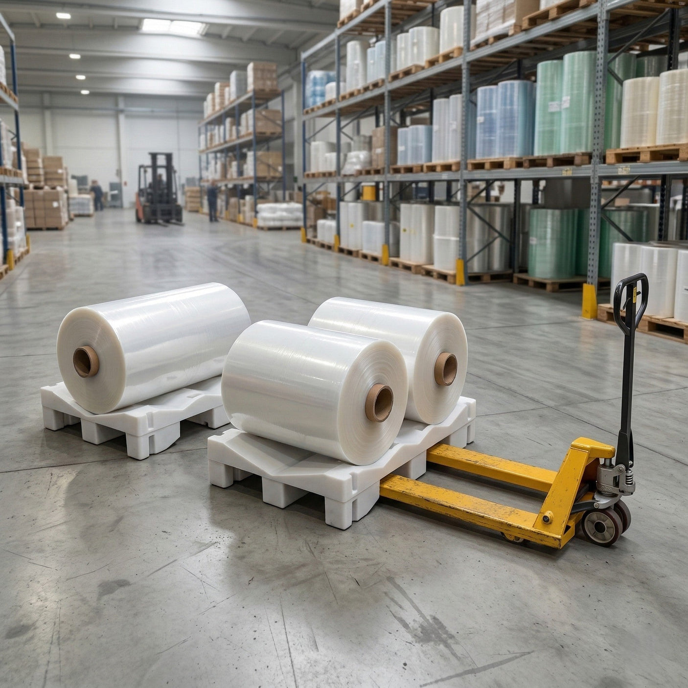 LO01 — Roll Pallet for Floor Handling, 1 to 3 Rolls