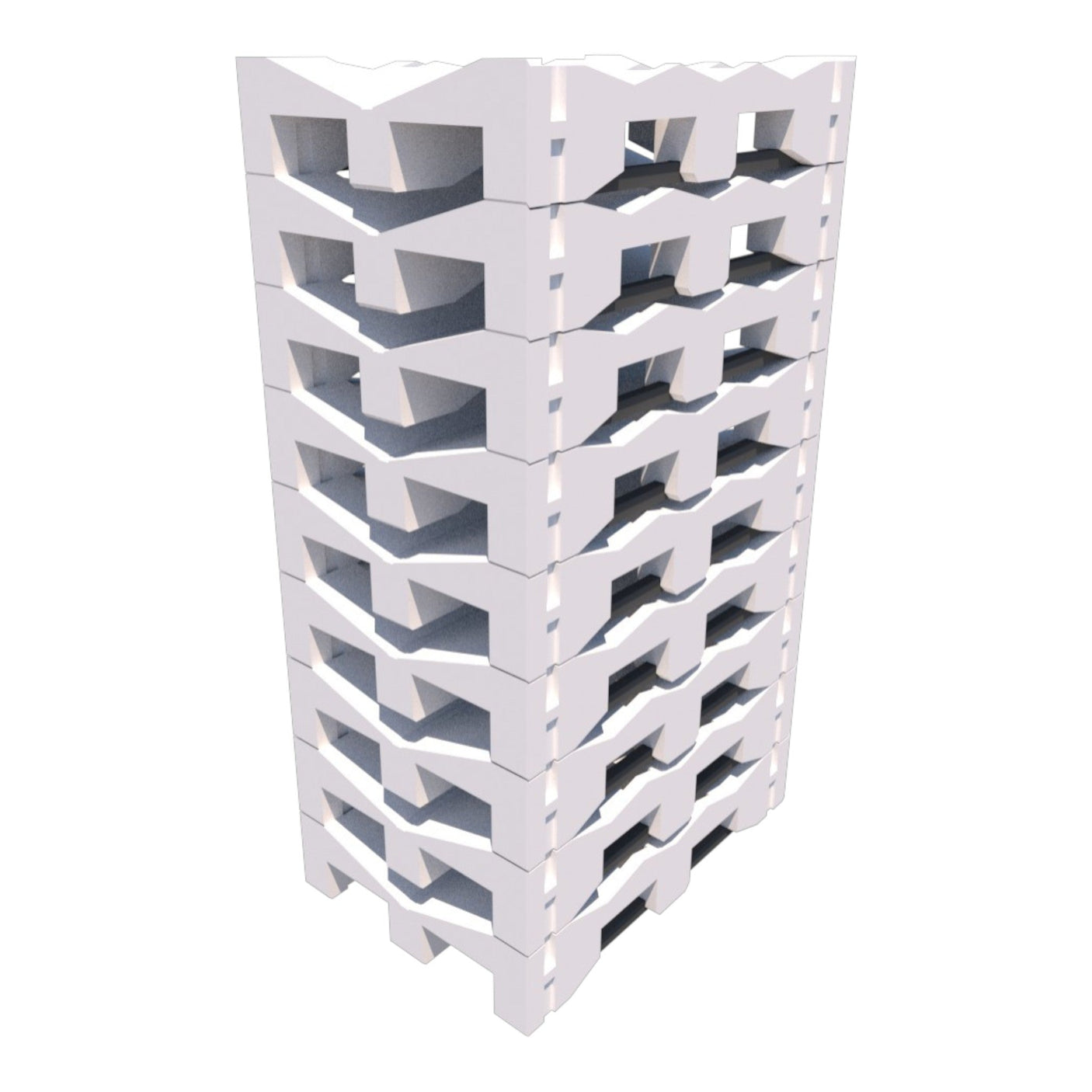 LO02 — Roll Pallet for Rack Storage, Steel-Reinforced