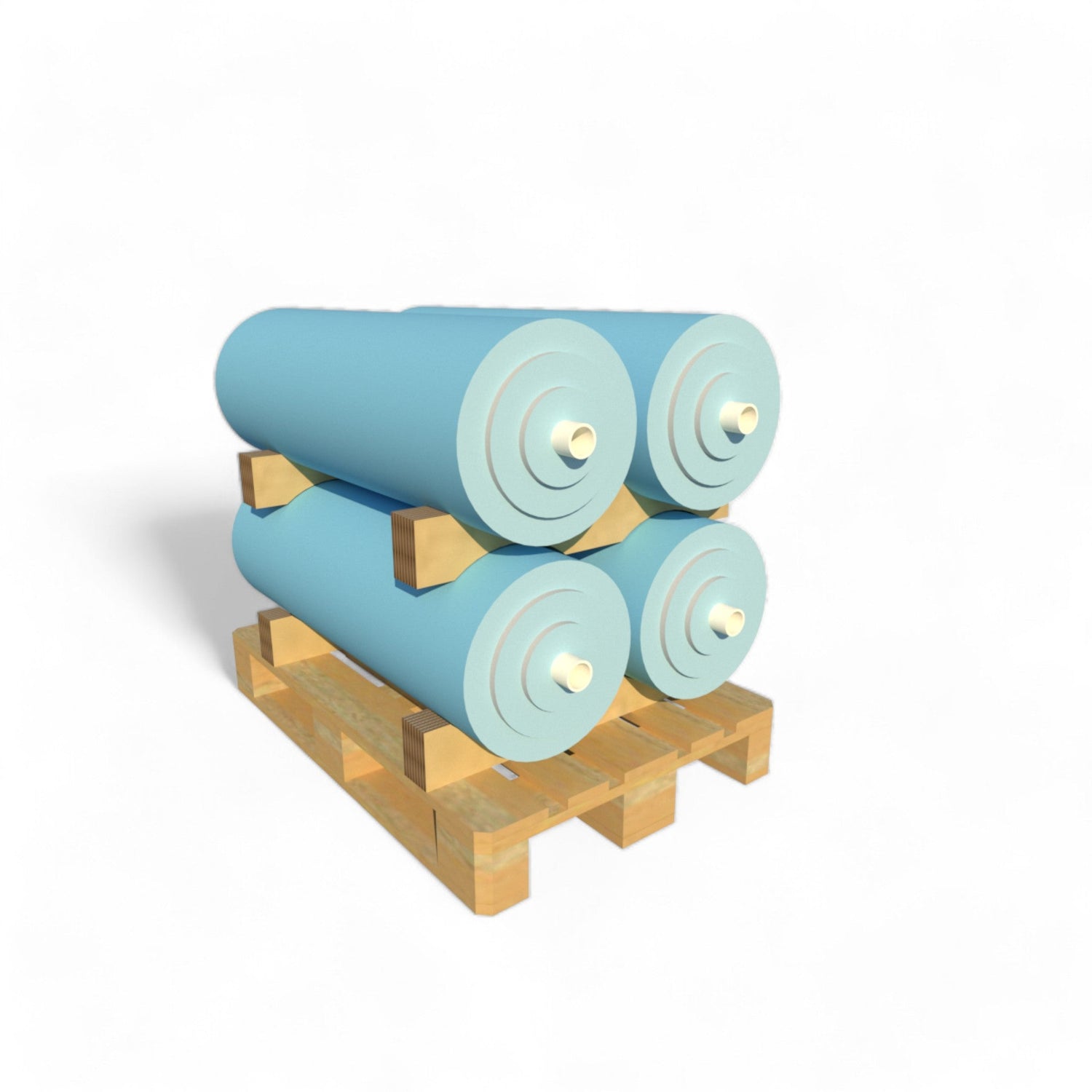 PC02-400I — Cardboard Interlayer for 2 Rolls Ø 380-400 mm