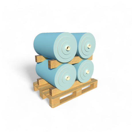 PC02-500B — Cardboard Base Cradle for 2 Rolls Ø 480-500 mm