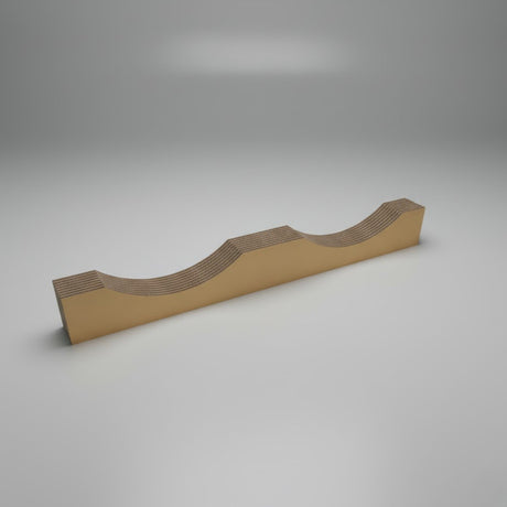 PC02-500B — Cardboard Base Cradle for 2 Rolls Ø 480-500 mm