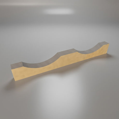 PC02-580B — Cardboard Base Cradle for 2 Rolls Ø 560-580 mm