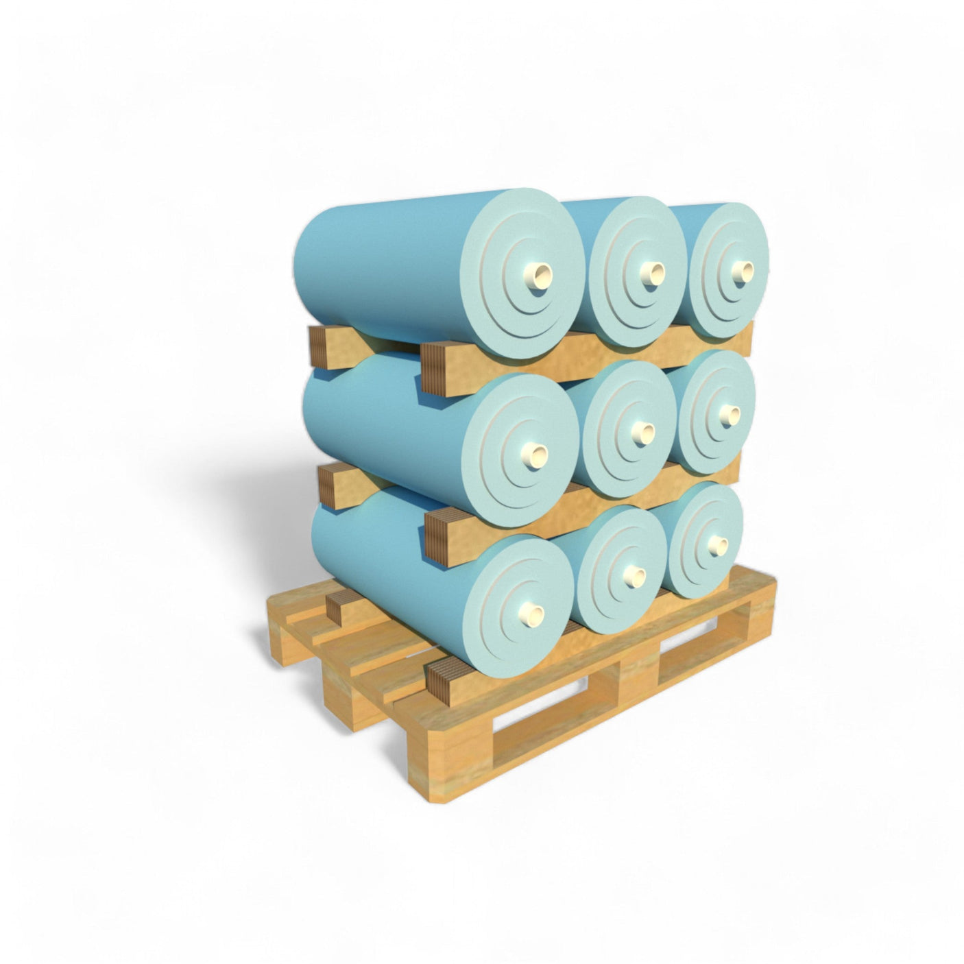 PC03-300I — Cardboard Interlayer for 3 Rolls Ø 300-316 mm