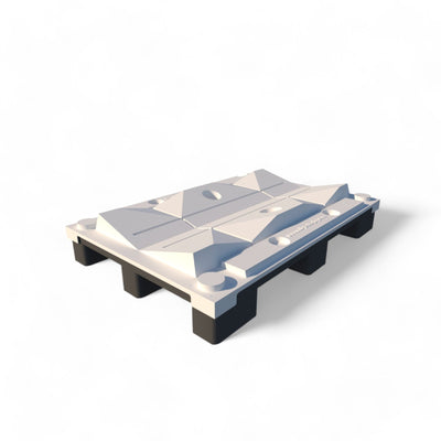 RCV08 — Pallet per Rotoli a 4 Vie con Culla CV01, Igienico