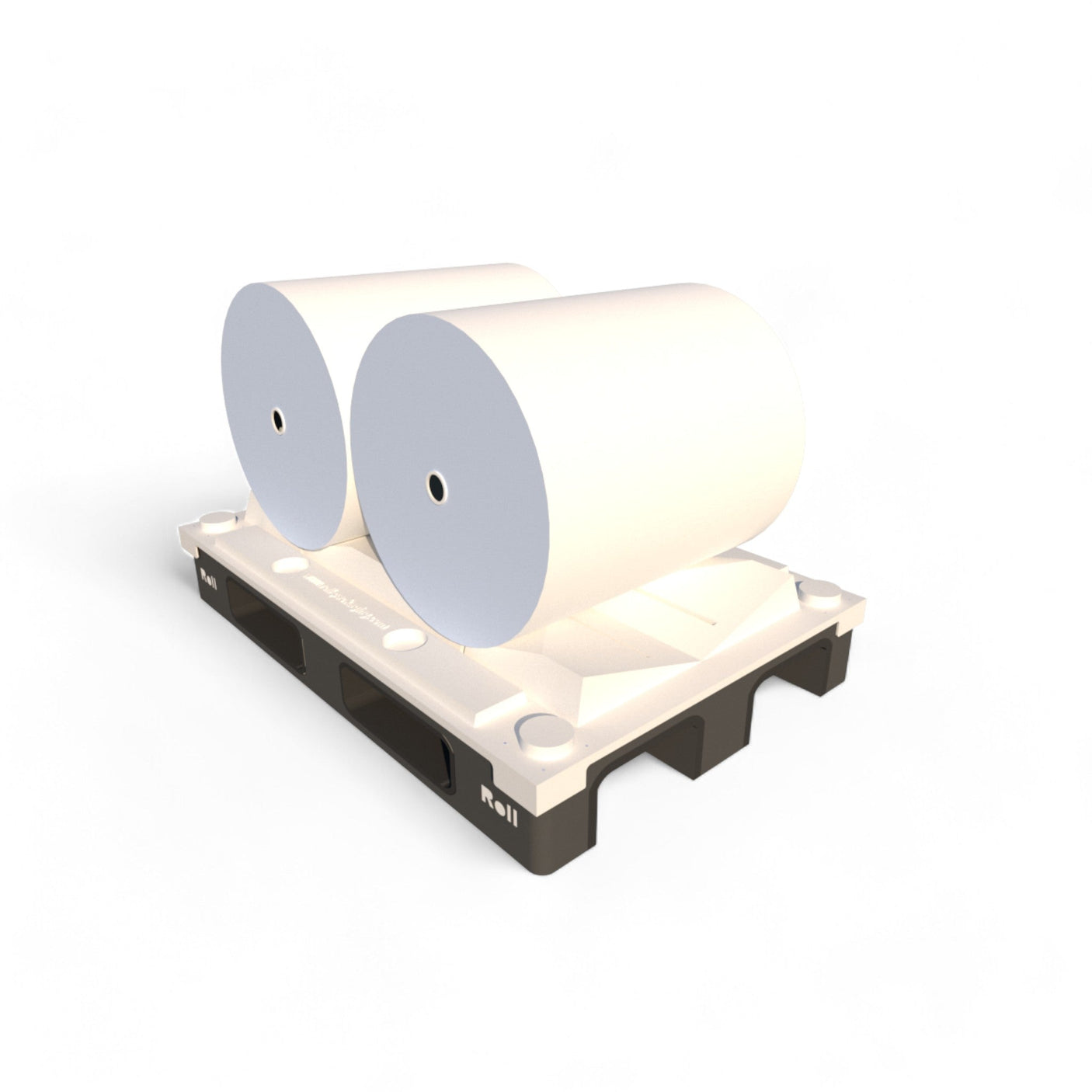 RCV49 — Roll Pallet for Rack, Reusable Cradle for Printers