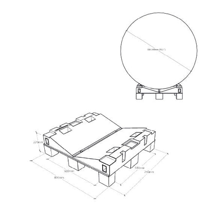 RM01 — High-Strength XS Roll Pallet, Clean Applications