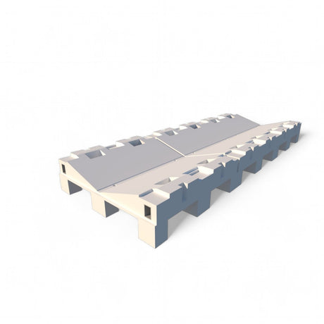 RM03 — RM03 — Long-Format XL Roll Pallet, 3 Modules with Steel Bars