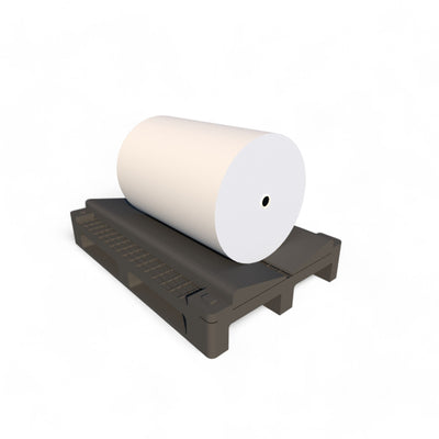 RP01 — Klassische Rollenpalette mit robusten Stützkeilen