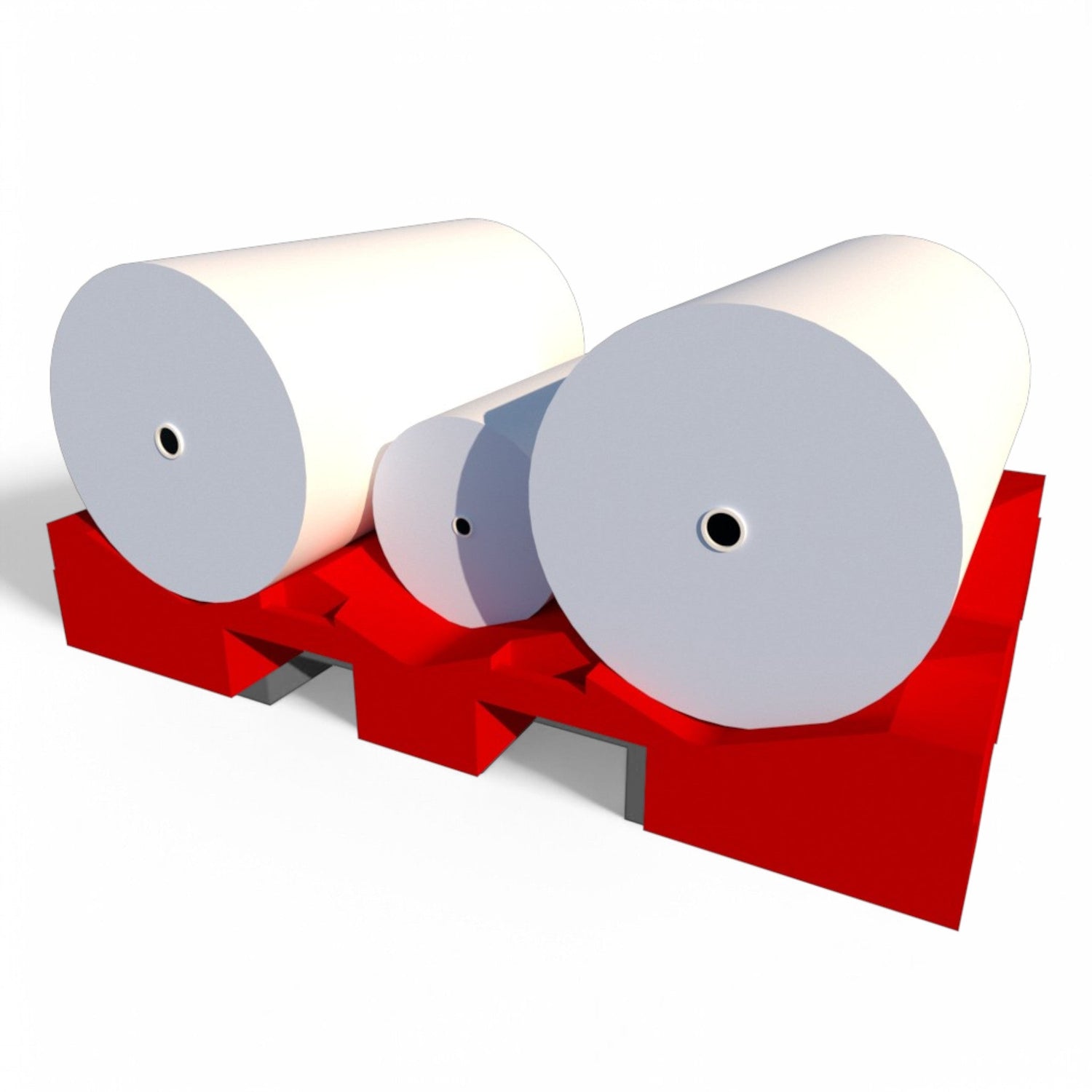 SO02 — XL Roll Pallet for 1 to 3 Rolls, HDPE Virgin